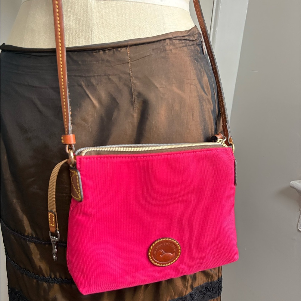 Dooney & Bourke Small Fuchsia Crossbody Bag